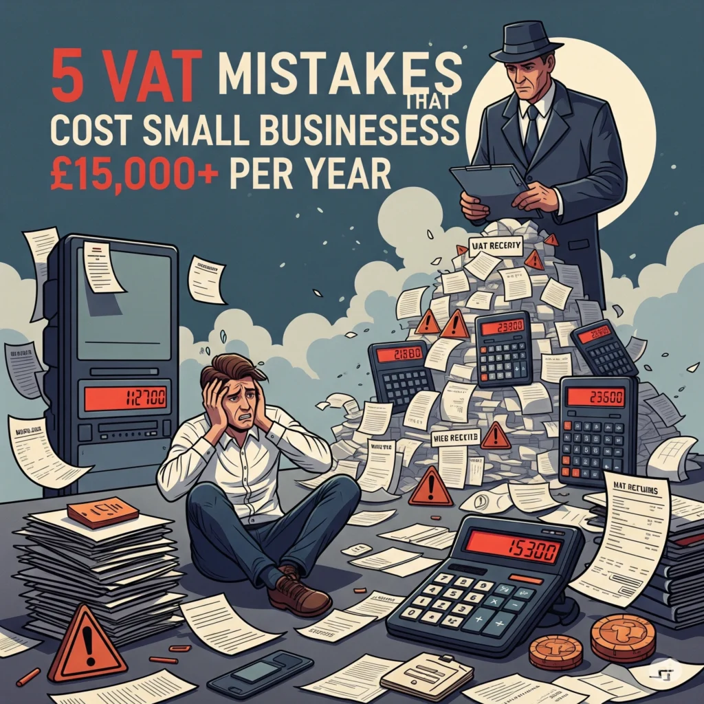 5 VAT Mistakes That Cost Small Businesses £15,000+ Per Year